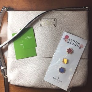 Kate Spade  NWTs!   Cream colored Cross Body Bag